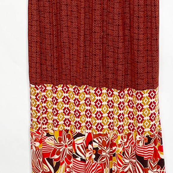 Zara Tribal Hawaiian Maxi Dress (M) - Picture 6 of 9